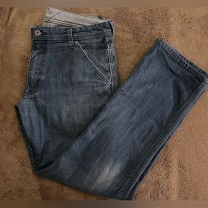 Levi’s 514 slim straight carpenter jeans, size 34x32